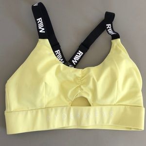 Yellow Ryderwear Sports Bra